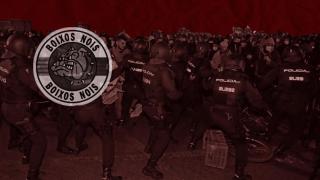 Imagen de una noche de disturbios con el sello de los Boixos Nois