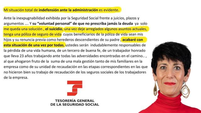 La carta del empresario y la ministra de Inclusión, Seguridad Social y Migraciones