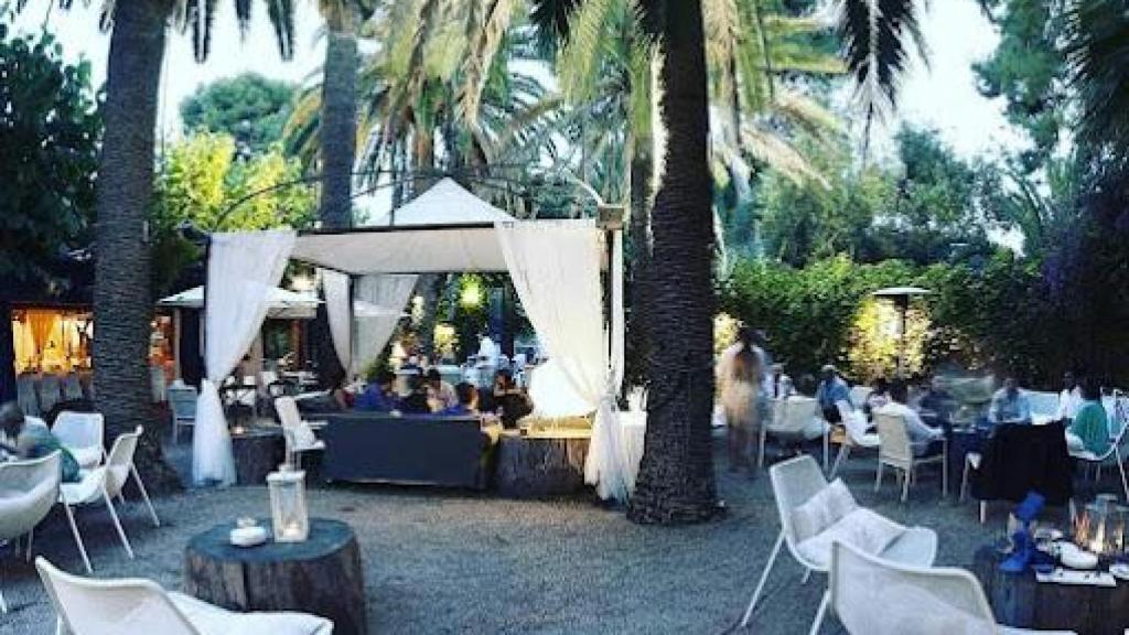 Chill out del restaurante de la finca Mas Roselló de Tarragona