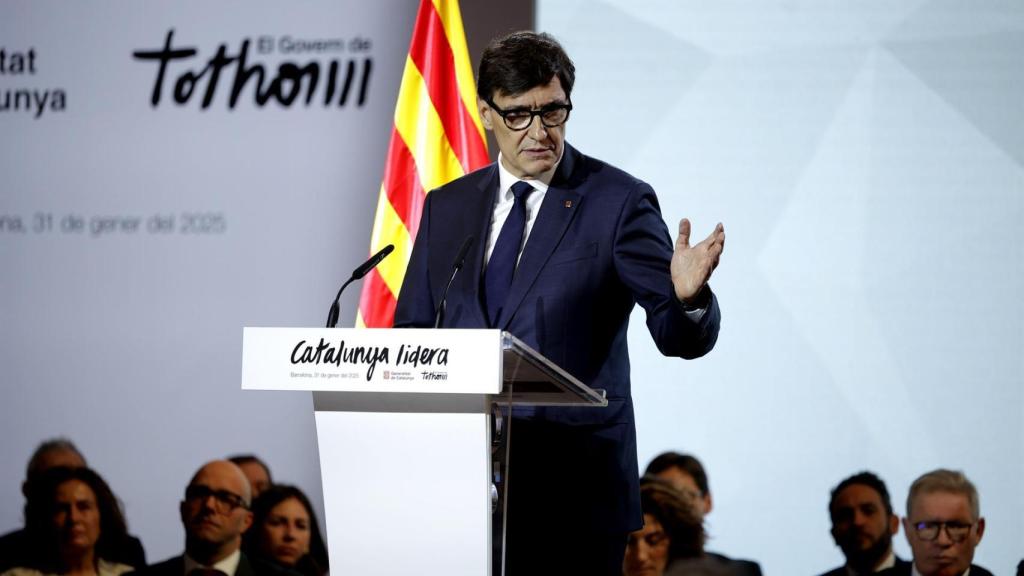 El presidente de la Generalitat, Salvador Illa