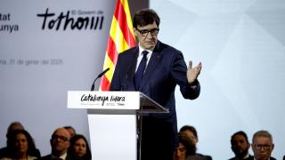 El presidente de la Generalitat, Salvador Illa