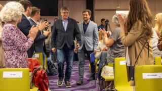 El expresidente catalán, Carles Puigdemont, y el eurodiputado, Toni Comín