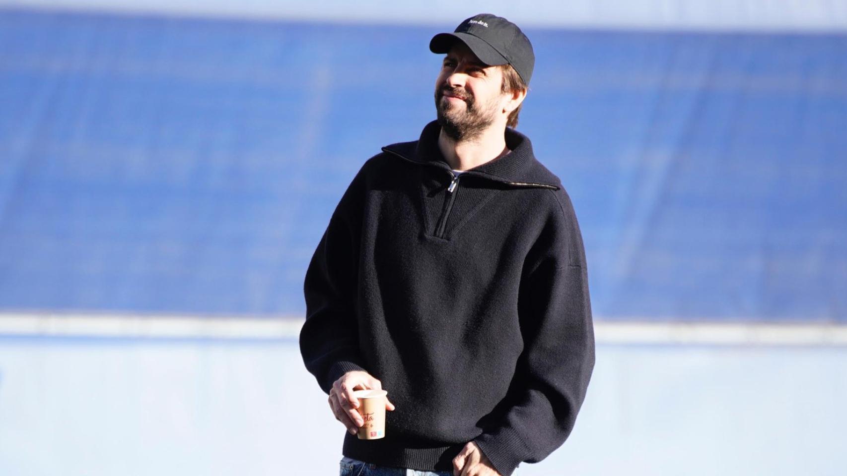 Gerard Piqué presencia un entrenamiento del FC Andorra