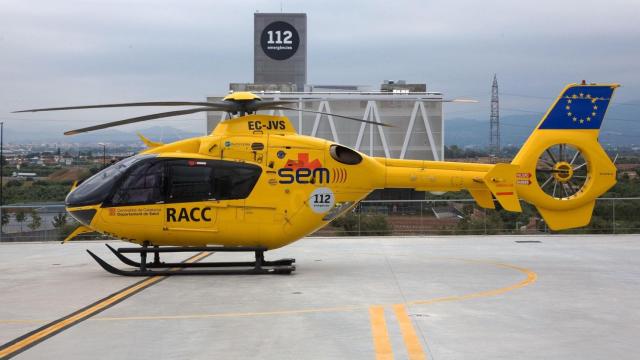Imagen de archivo de un helicóptero medicalizado del SEM