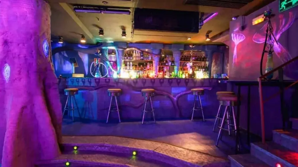 Interior del Blue Night