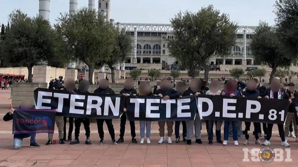 Los Boixos Nois homenajearon a Tete en Montjuïc