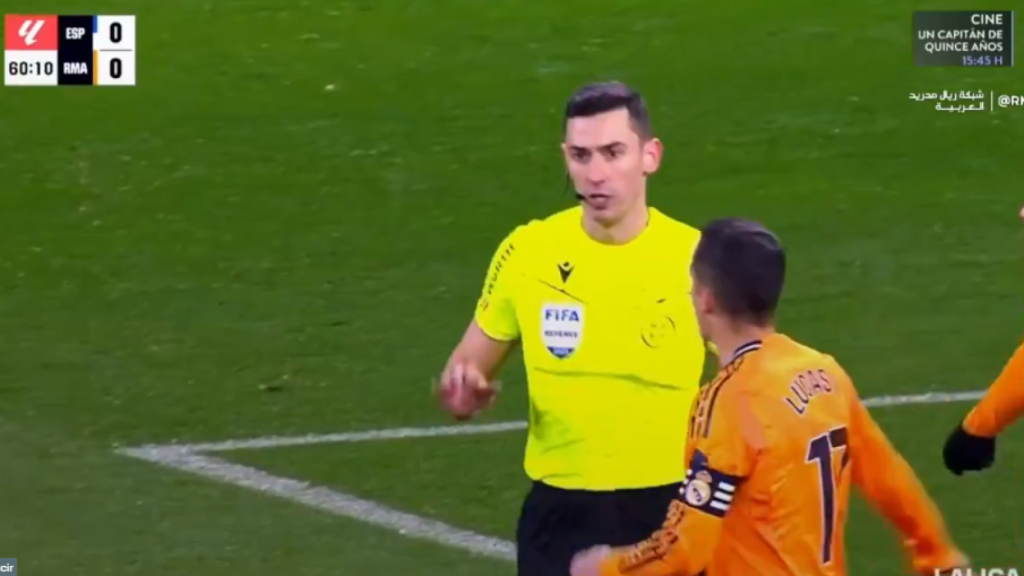 Muñiz Ruiz, árbitro principal en el partido del Real Madrid contra el Espanyol