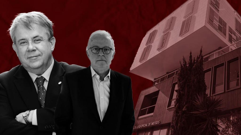 Jaume Padrós, Marc Soler y la sede del Colegio de Médicos de Barcelona