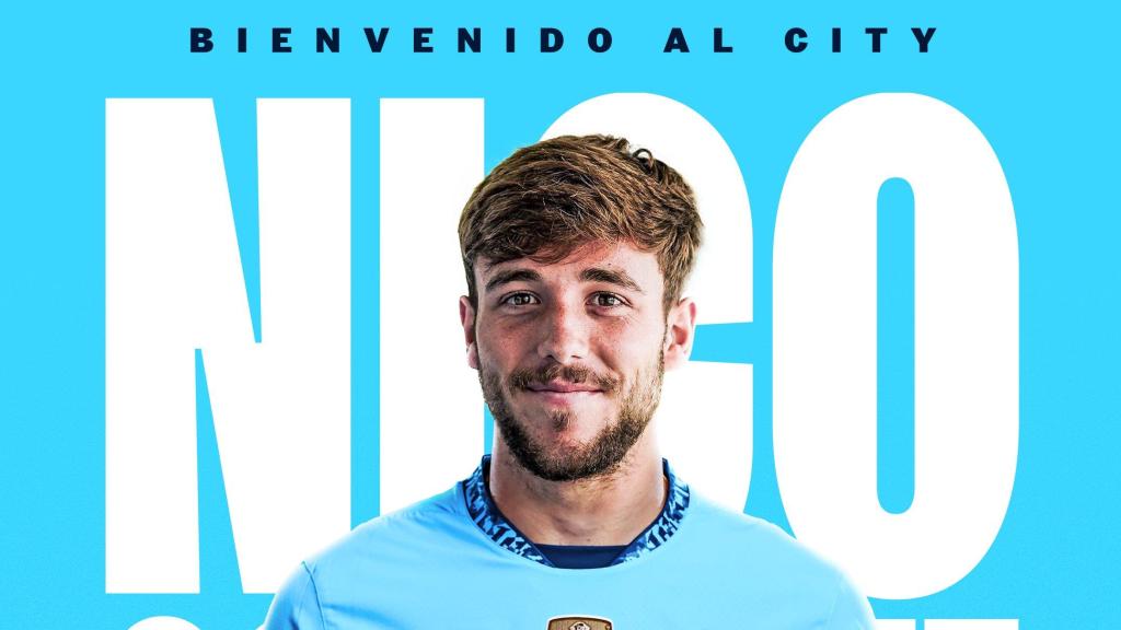 El Manchester City presenta a Nico González, que firma hasta 2029