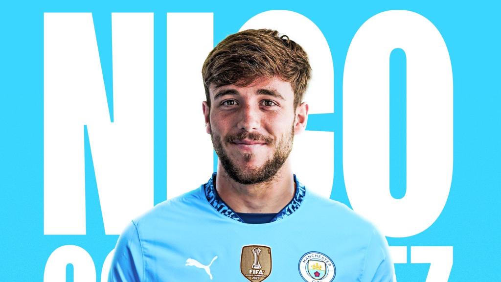 El Manchester City presenta a Nico González, que firma hasta 2029