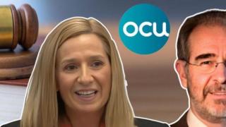 El presidente de la OCU, Miguel Ángel Feito, y Esther Rodríguez Uceda, directora