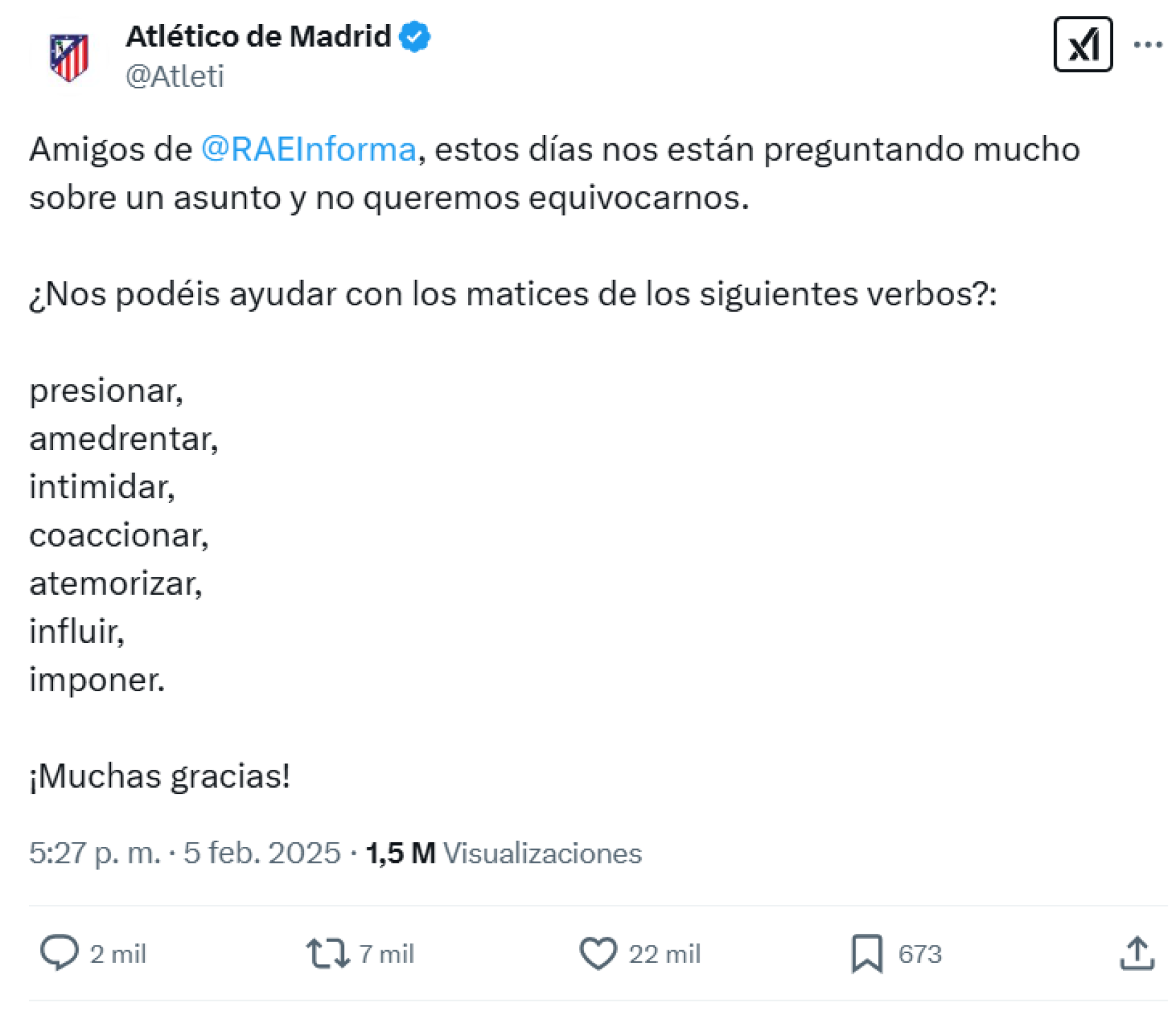 El Atlético de Madrid replica al Real Madrid sobre sus quejas arbitrales antes del derbi del Santiago Bernabéu