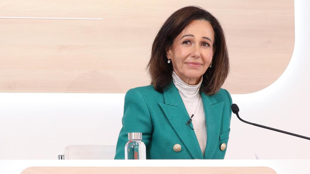 Ana Botín, presidenta de Banco Santander, durant la presentació de resultats / EP