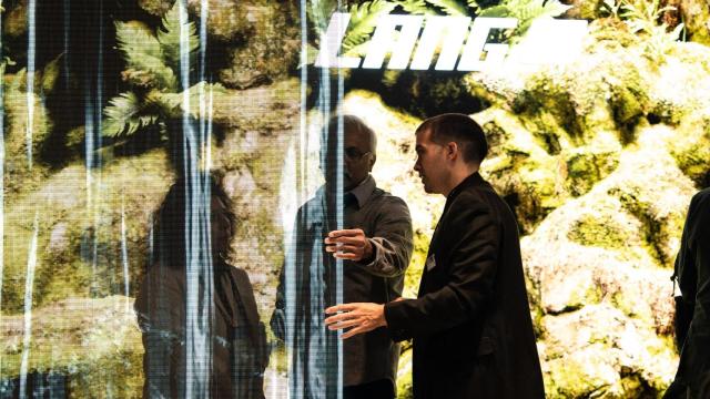 Imagen de un expositor del salón ISE