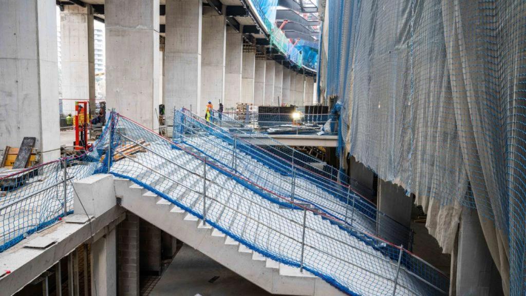 Los accesos del nuevo Camp Nou para la primera y segunda gradería