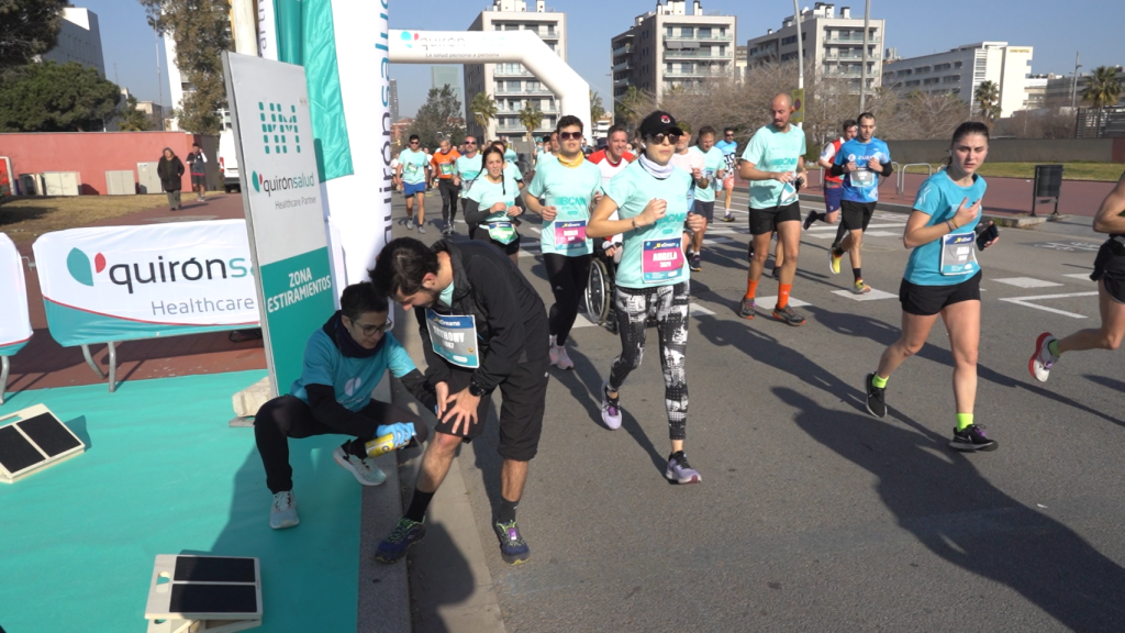 Quirónsalud colabora por cuarto año consecutivo con la eDreams Mitja Marató by Brooks que se celebra en Barcelona