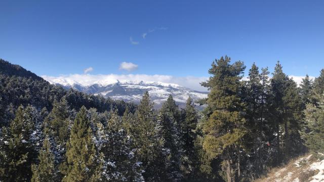 Nieve en la Masella, en los Pirineos