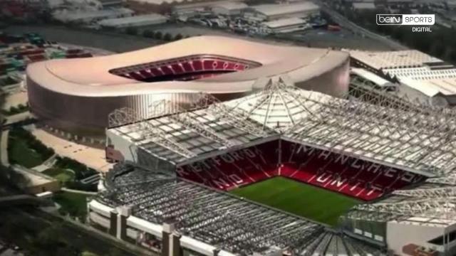 Recreación del nuevo Old Trafford al lado del actual