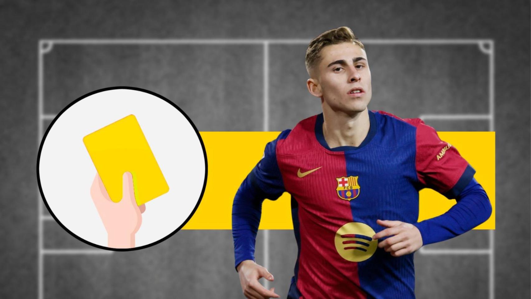 Tarjeta amarilla para Fermín López