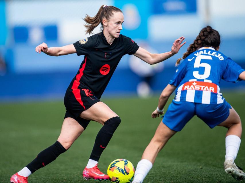 Espanyol y Barça disputaron un derbi con poco fútbol y mucha intensidad