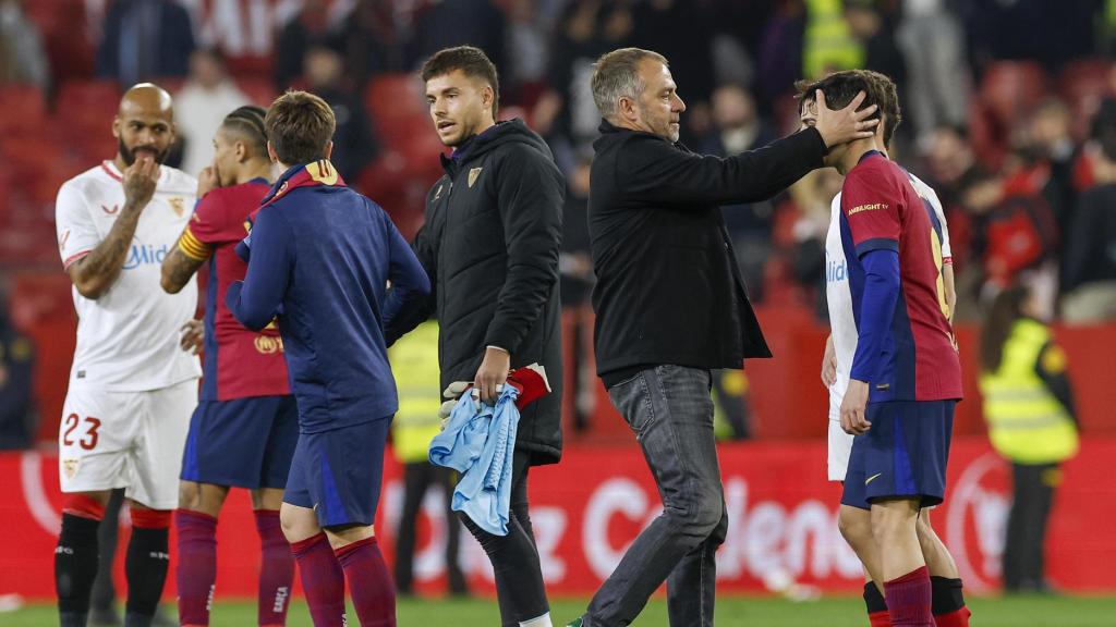 Hansi Flick, tras la victoria del Barça en Sevilla