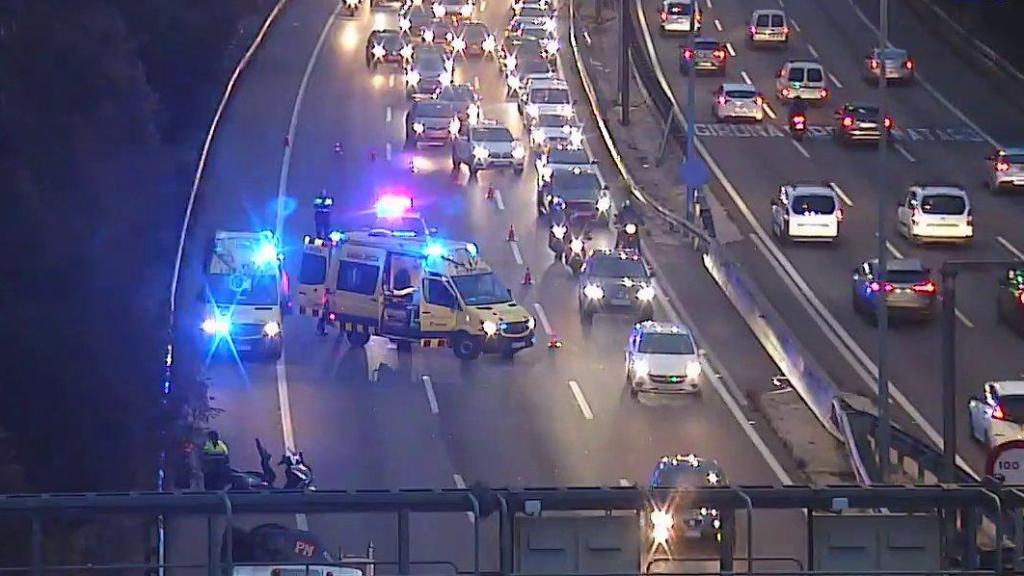 Accidente en la C-32 este lunes