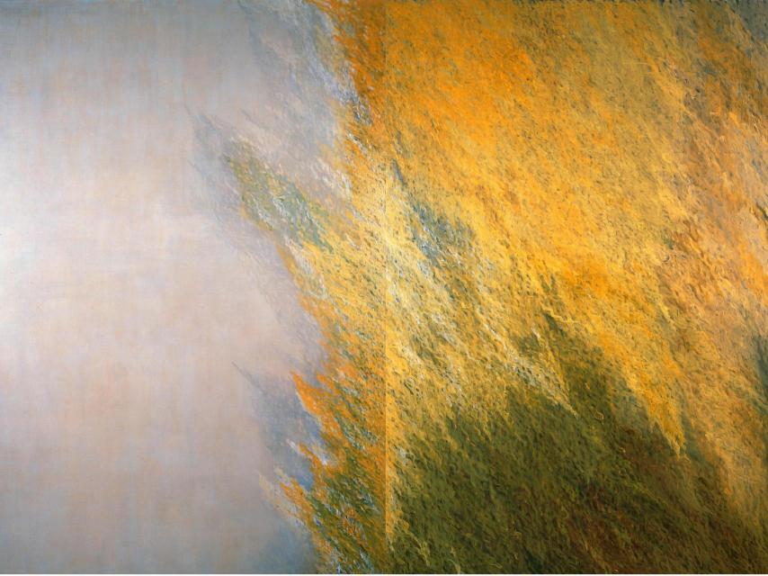 ‘Díptico de Valencia’, 1996. Óleo sobre tela. Soledad Sevilla