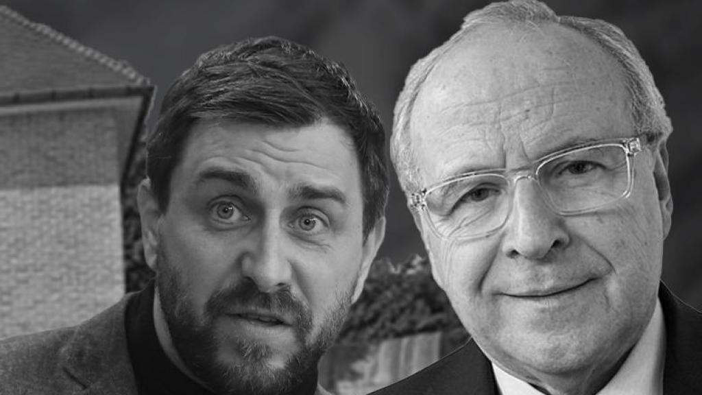 Jordi Domingo (derecha) derrota Toni Comín (izquierda) en las elecciones por la presidencia del Consell de la República