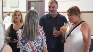 Imagen de archivo de Maise Balcells (primera por la izquierda) y Jordi Ballart