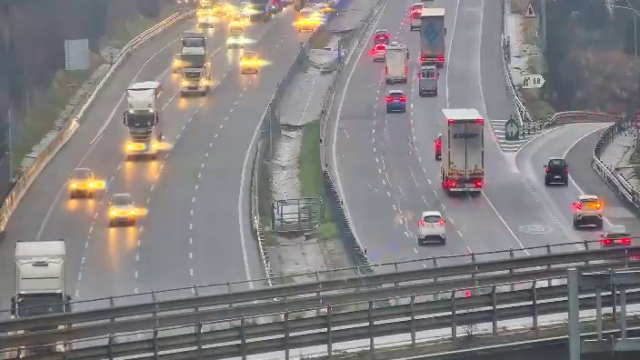 Accidente en la AP-7 en Sant Gregori