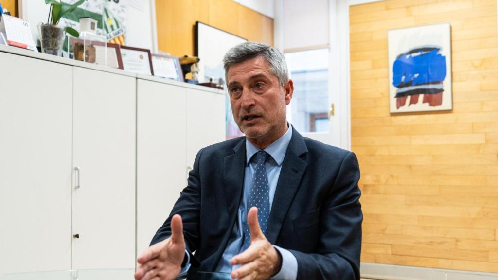 Jordi Martí Galbis durant l'entrevista