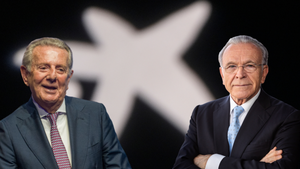 El presidente de la Fundación Bancaria La Caixa, Isidro Fainé (dcha.), junto al nuevo vicepresidente, Javier Godó / CG