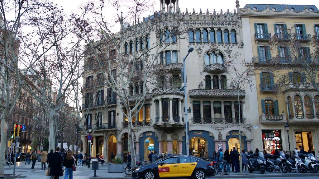 Casa Lleó i Morera, en el paseo de Gràcia