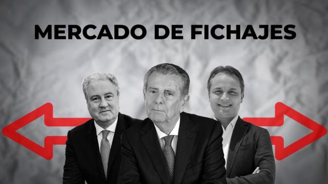 Imagen conjunta de Jordi García Tabernero (Círculo Ecuestre), Javier Godó (Fundación 'La Caixa') y Renato De Oliveira (Hotel Arts)