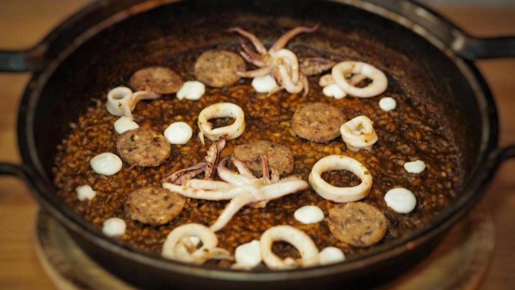 Uno de los arroces de Casa Varela 1986