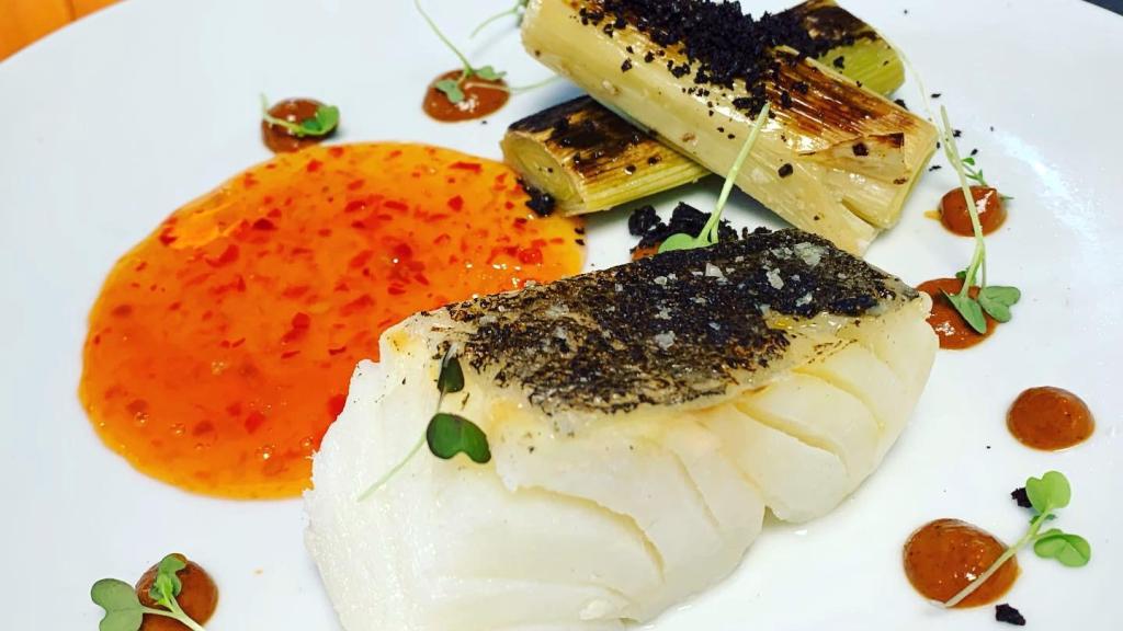 Plato de pescado de Casa Varela 1986