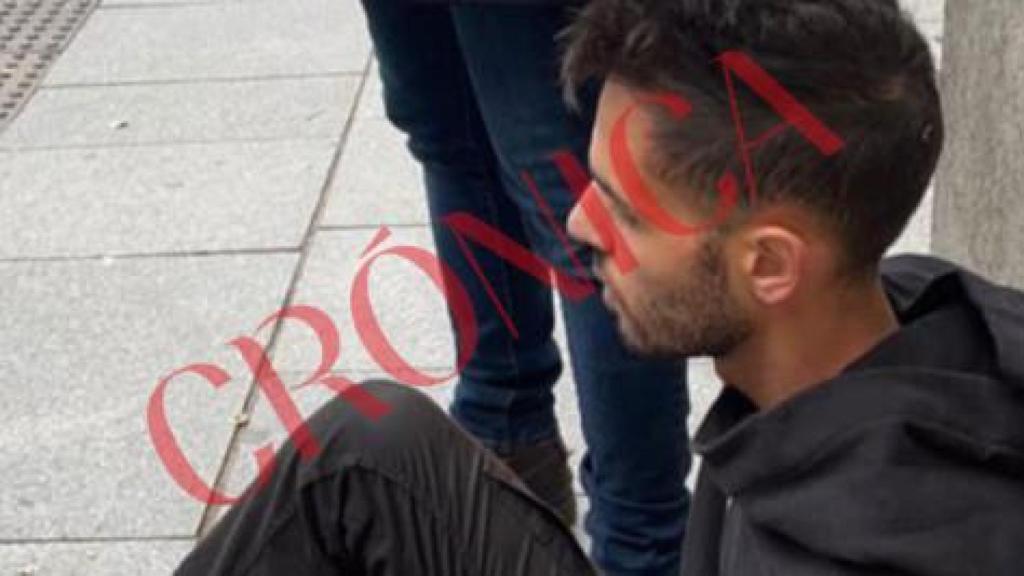 Alain Nicolas, durante su preven detención a manos del CNP