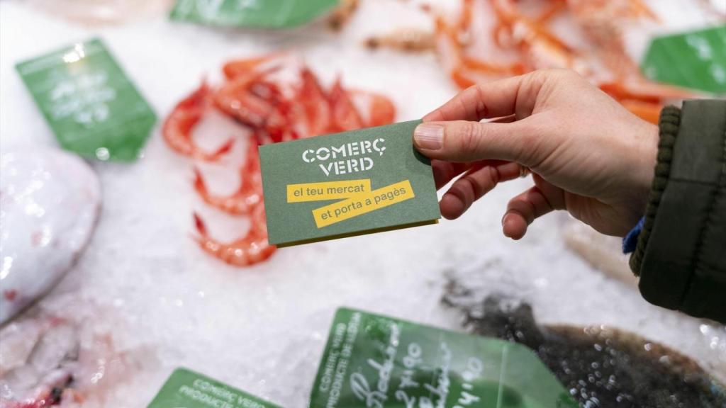 Detalle de la tarjeta del programa 'Comerç Verd' / EP