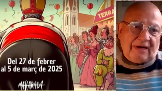 Mingo Cebrián, portavoz de la cofradía Mascarada