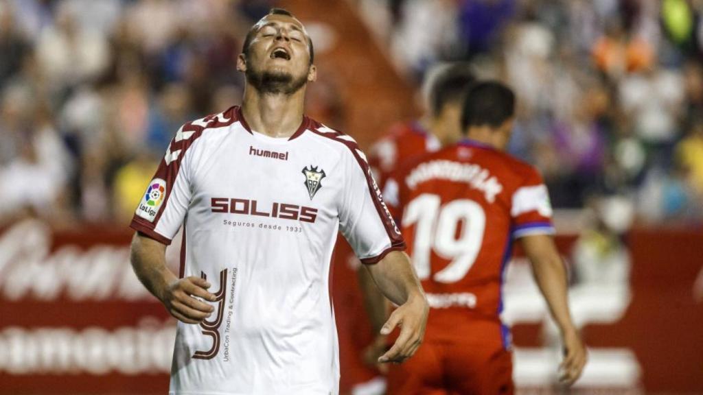 Roman Zozulya, con el Albacete