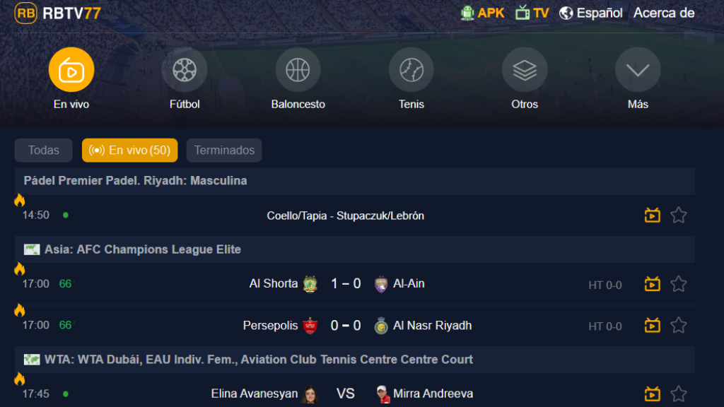 RBTV77, pàgina web pirata per veure partits de futbol bloquejada per la Lliga