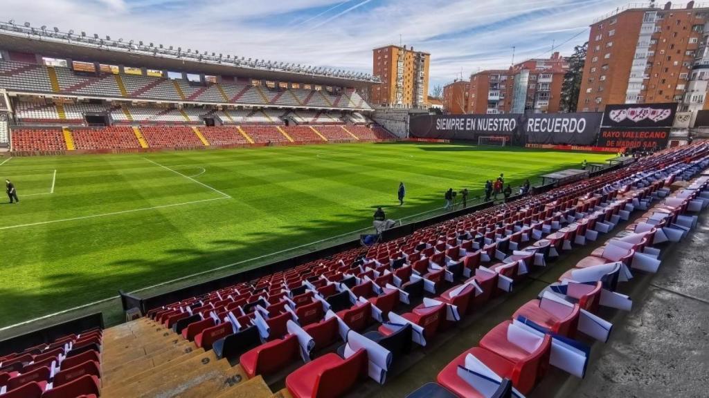 El Estadio de Vallecas, propiedad de la Comunidad de Madrid