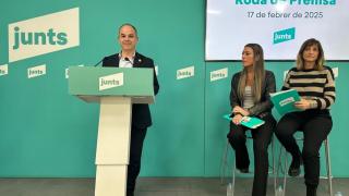 Jordi Turull, Miriam Nogueras y Glòria Freixa