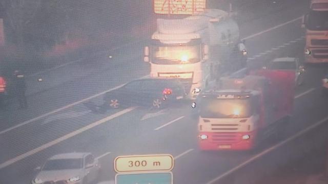 Accidente en la AP-7 este lunes