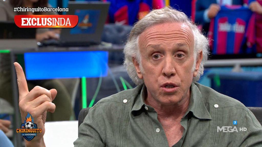 Eduardo Inda, durante su participación en el programa 'El Chiringuito'