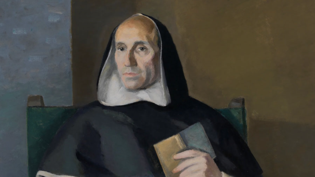 Francisco de Vitoria pintado por Daniel Vázquez Díaz