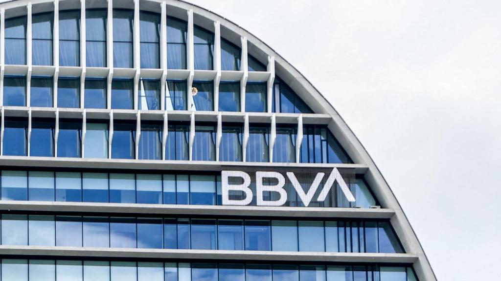 Imagen de archivo de la sede del BBVA en Madrid