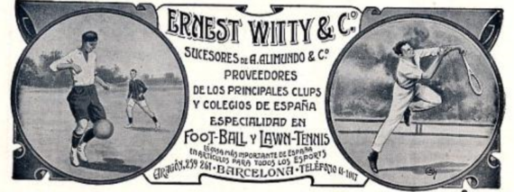 Anuncio de Ernest Witty & Co.