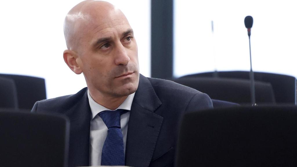 Luis Rubiales, expresidente de la RFEF, en el juicio de la Audiencia Nacional por el beso no consentido a Jenni Hermoso