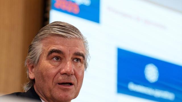 El presidente de Naturgy, Francisco Reynés, durante la presentación de resultados de 2024 y el plan estratégico / EP